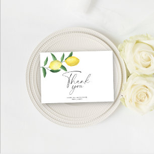 Lemon Citrus - vrijgezellenfeest dank je kaart