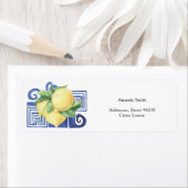 Lemon Citrus - vrijgezellenfeest Etiket (Insitu)