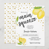 Lemon Citrus Vrijgezellenfeest Kaart (Voorkant / Achterkant)