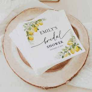 Lemon Citrus Vrijgezellenfeest Napkin Servet