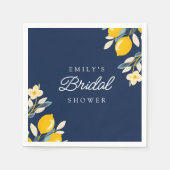 Lemon Citrus Vrijgezellenfeest Servet (Voorkant)