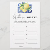 Lemon Citrus - Waar waren we vrijgezellenfeest? (Voorkant)