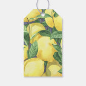 Lemon Citrus - Weddenschap Hartelijk dank Cadeaulabel (Achterkant)