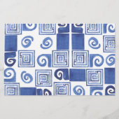 Lemon Citrus - Wie ben ik vrijgezellenfeest spel Briefpapier (Achterkant)