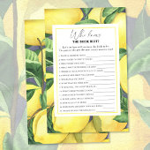 Lemon citrus - Wie kent het beste bruidespel