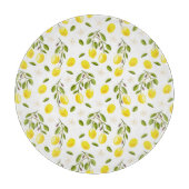 Lemon, Citrus Yellow en Green Snijplank (Voorkant)