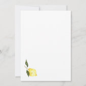 Lemon cocktail A tini bit Older 30th Birthday  Kaart (Achterkant)