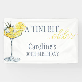 Lemon cocktail A tini bit Older 30th Birthday  Spandoek
