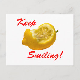 Lemon compositie blijft glimlachen! briefkaart