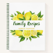 Lemon Cookbook dat favoriete familierecepten organ Notitieboek (Voorkant)