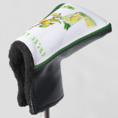 Lemon Cool Drink Funny Golf Head Hoesje Aangepaste Golfheadcover (3/4 voorkant)