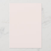 Lemon Coquette Strik Baby Shower Kaart (Achterkant)