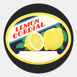 Lemon Cordial Etiket