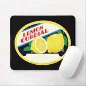  Lemon Cordial Etiket Muismat (Met muis)