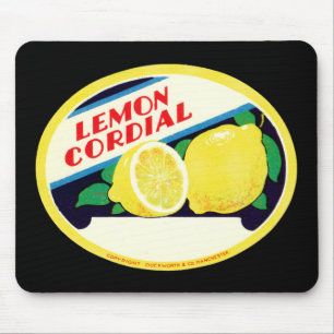  Lemon Cordial Etiket Muismat