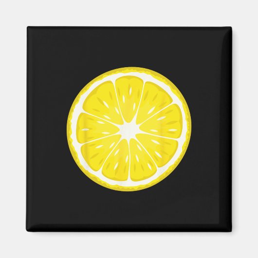 Lemon Costume Fruit Halloween Costume Magneet (Voorkant)