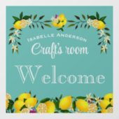 Lemon Craft Aqua Raamsticker (Vel)