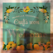 Lemon Craft Aqua Raamsticker (Vel 2)