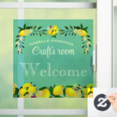 Lemon Craft Aqua Raamsticker (Huis)