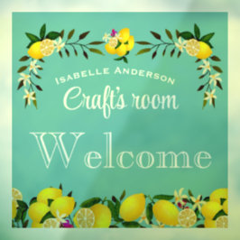 Lemon Craft Aqua Raamsticker