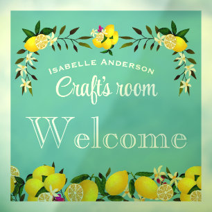 Lemon Craft Aqua Raamsticker