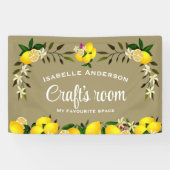 Lemon Craft Asgrijs Spandoek (Horizontaal)