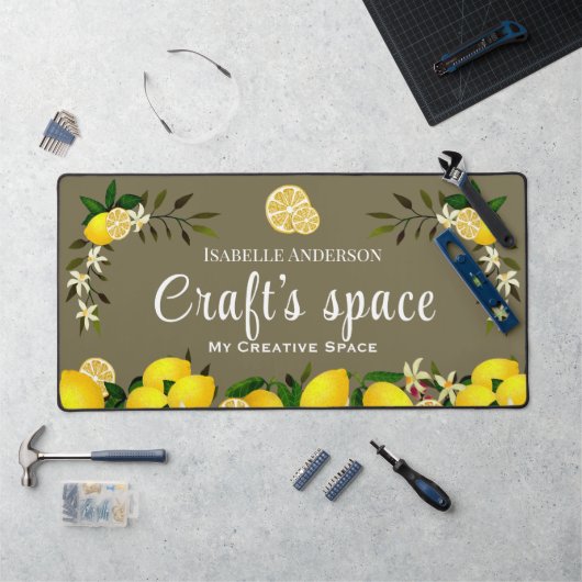 Lemon Craft Ash Grey Bureaumat (Werkstation)