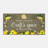 Lemon Craft Ash Grey Bureaumat (Voorkant)