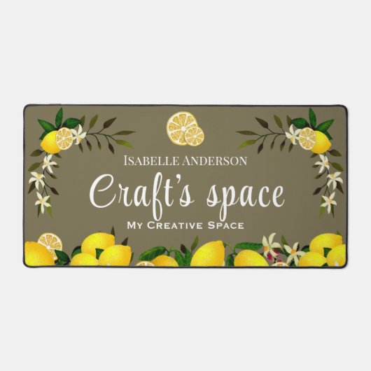 Lemon Craft Ash Grey Bureaumat (Voorkant)