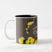 Lemon Craft Brown Tweekleurige Koffiemok (Links)