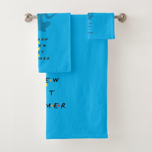 Lemon crew hot zomer bad handdoek (Insitu)