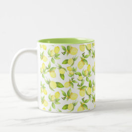 Lemon cup tweekleurige koffiemok