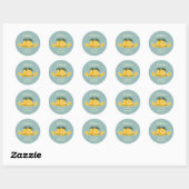 Lemon Curd Ronde Sticker (Vel)