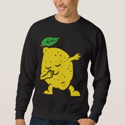 Lemon Dabbing Lemon Fruit Love Lemons Trui (Voorkant)