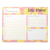 Lemon Daily Planner Notitieblok (Voorkant)