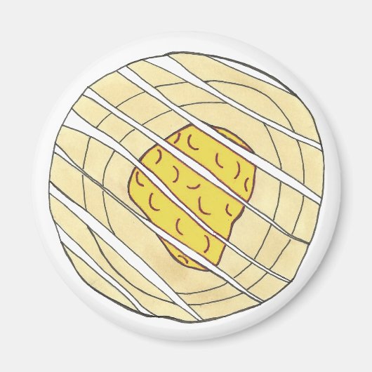 Lemon Danish Viennoiserie Pastry Chef Bakery Magneet (Voorkant)