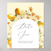 Lemon date nachtideeën. Datum jar bridal game Poster (Voorkant)