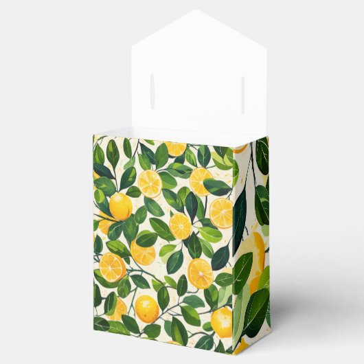 Lemon Delight Treat Box Bedankdoosjes (Geopend)