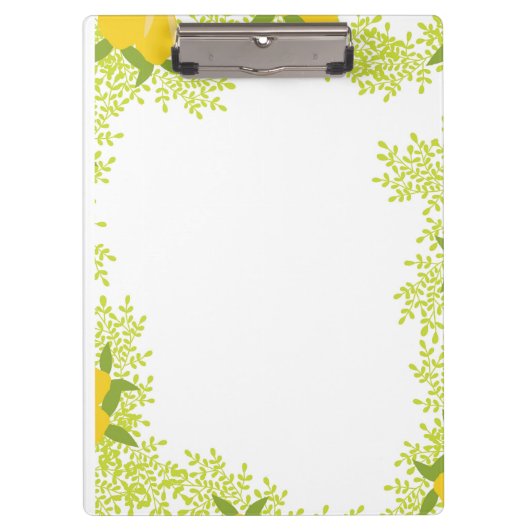 Lemon Design Papier Pret & Praktisch Klembord (Voorkant)