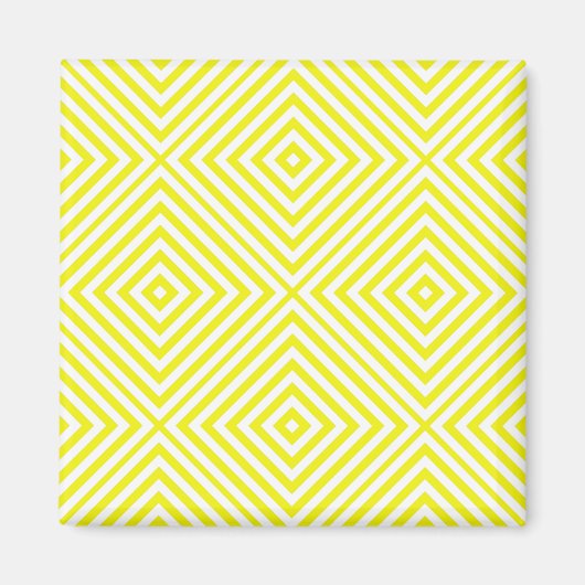 Lemon Diamond Chevron Magneet (Voorkant)