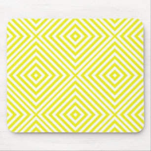 Lemon Diamond Chevron Muismat