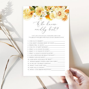 Lemon die het beste baby shower-spel kent