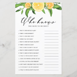 Lemon die mama het beste schoenenspel kent