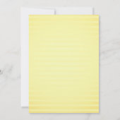 Lemon , donkergele citrusbruiloft kaart (Achterkant)