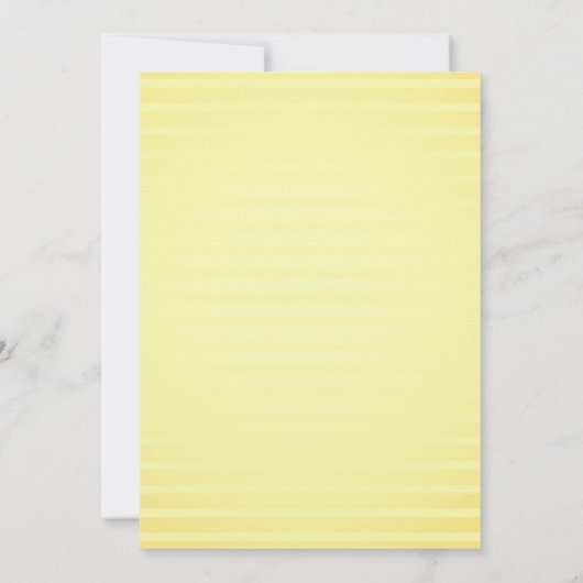 Lemon , donkergele citrusbruiloft kaart (Achterkant)