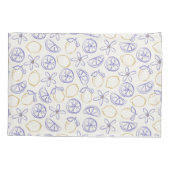 Lemon Doodle Pattern Pillow Hoesje Kussensloop (Achterkant-Links)