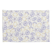 Lemon Doodle Pattern Pillow Hoesje Kussensloop (Achterkant-Rechts)