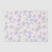 Lemon Doodle Pattern Tissue Paper Tissuepapier (Voorkant)