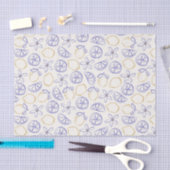 Lemon Doodle Pattern Tissue Paper Tissuepapier (Craft)