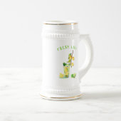 Lemon Drink Beer Stein - aangepaste tekst Bierpul (Voorkant rechts)